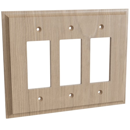 Designs Of Distinction Triple Levington Switch Plate - Cherry 01453003CH1